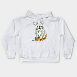 2013 Holiday ATC 13 - Koala with Sleigh Bell Kids Hoodie